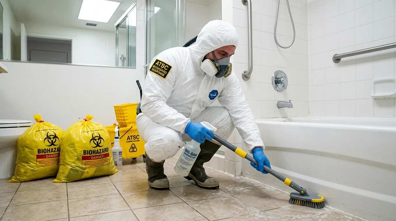 Decontamination equipment deployed for Blood Cleanup in Theodore